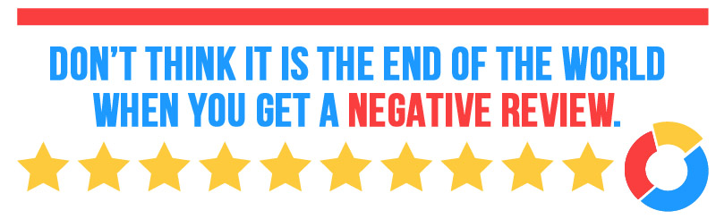 A negative online review isn't the end of the world.