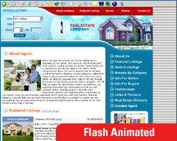 A Typical Real Estate Web Site Template