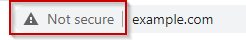 Chrome will point out if a website is insecure for not having an SSL certificate.