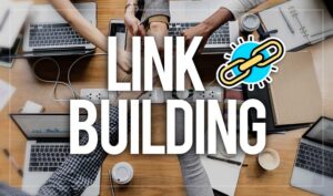 A poster showing link building.